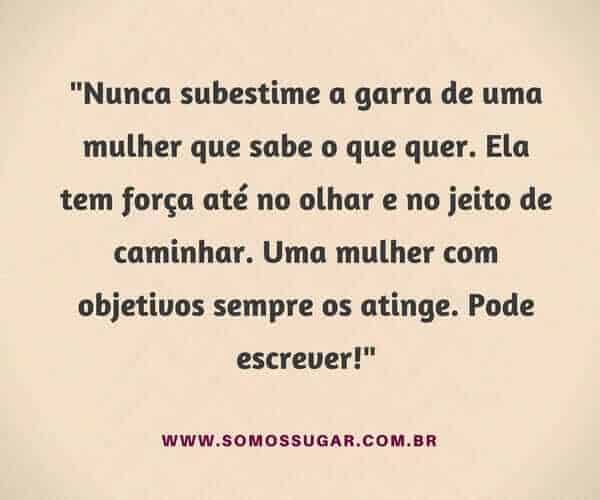 frase de apresentaçao sugar