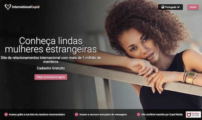 site de encontros international cupid