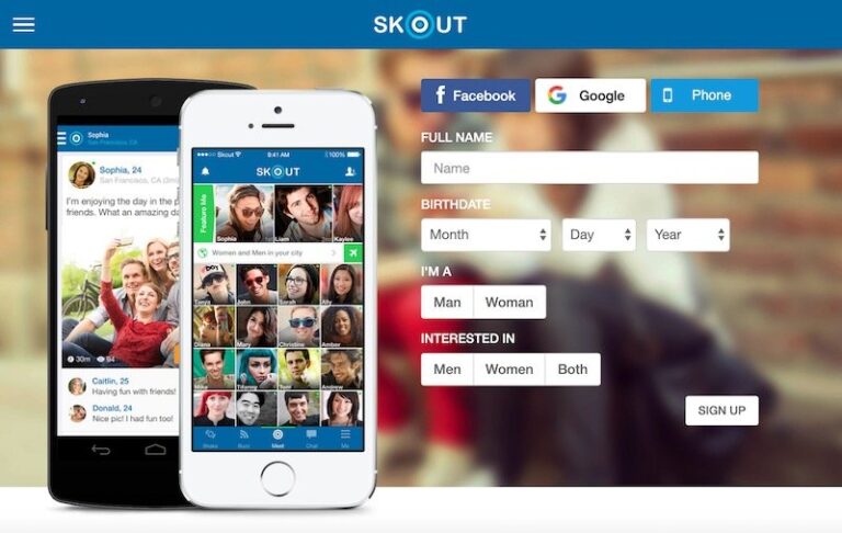 aplicativo skout