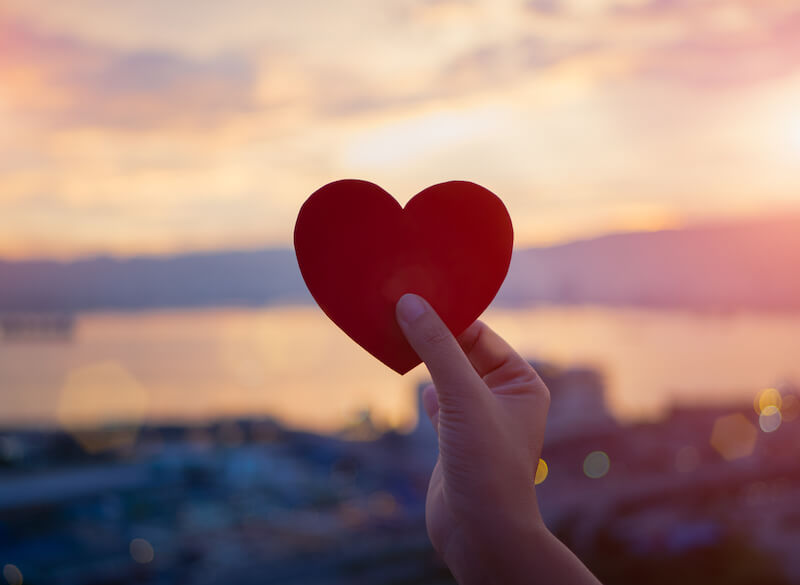 tipos de amor coração